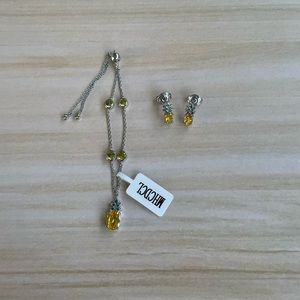 Pineapple Jewelry Set